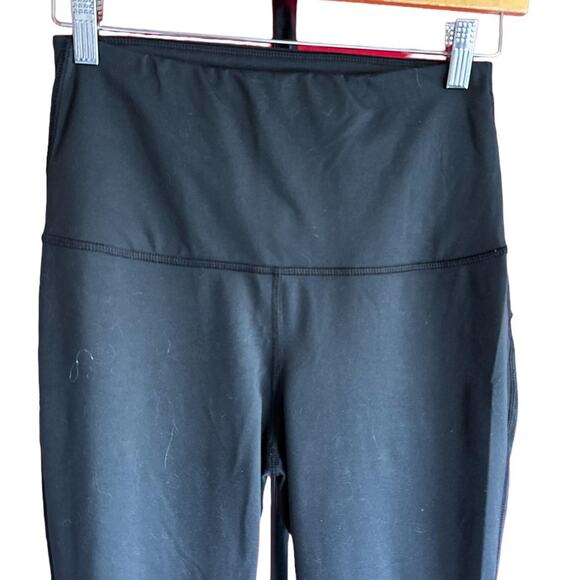 Womens Pants Size Medium Black Workout Athletic Yoga Casual Weekend Outings - Picture 2 of 6